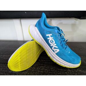 Hoka One One‎ Size 12.5 Men's Carbon X 2 Diva Blue Citrus Running Shoes